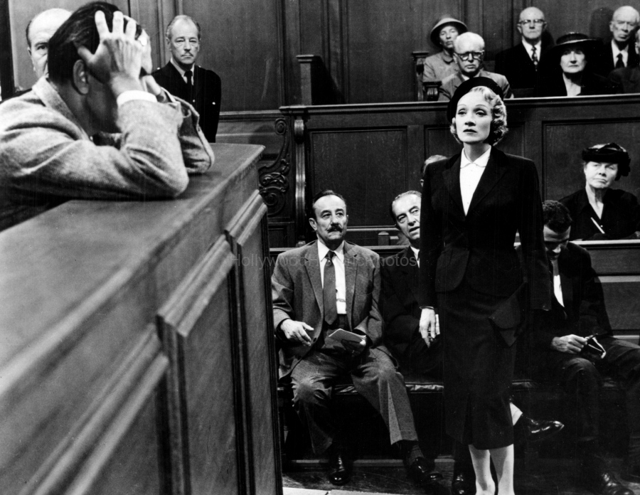 Marlene Dietrich 1957 Courtroom scene in Witness for the Prosecution with Tyrone Power wm.jpg